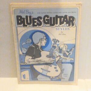 Vintage Mel Bay's Blues Styles Sheet Music Songbook-Guitar-Drums-1971-MB93291